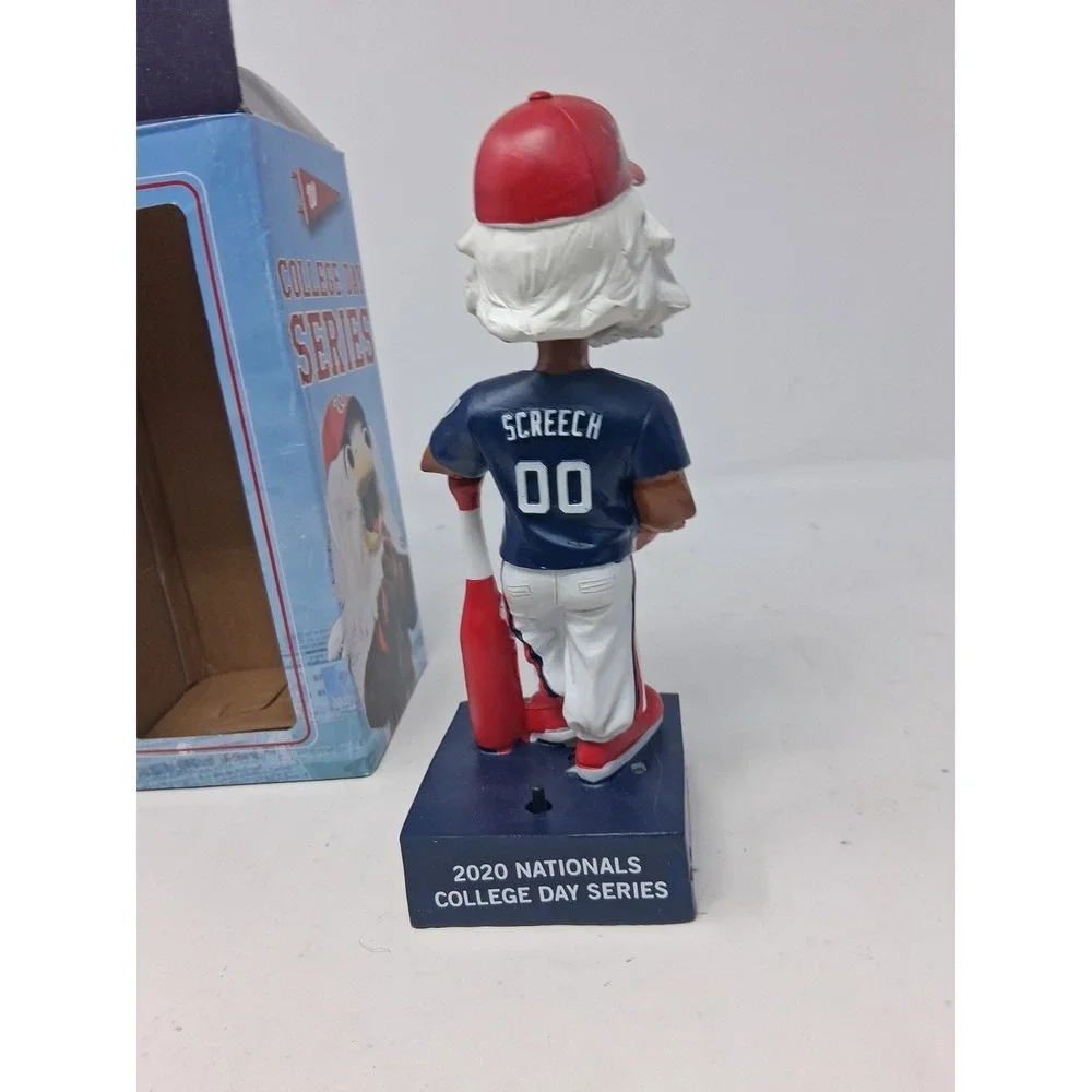 2020 Washington Nationals Screech ODU College Days Bobblehead. R
